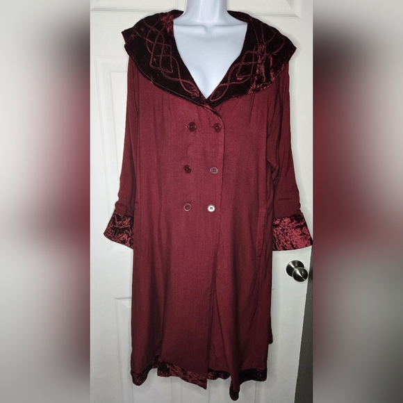 HolyClothing Jackets & Blazers - Celtic Dragons Blood Spring Coat XL/1X NWT